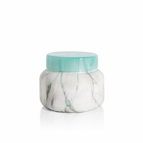 Capri Blue® Coconut Santal Modern Marble Jar Perspective: front
