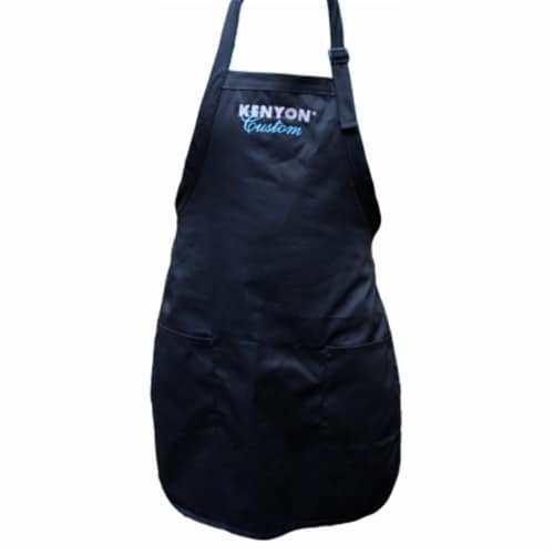 Kenyon A70015 Apron with 2 Pockets - Black Perspective: front