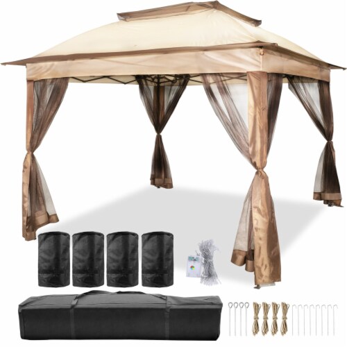 8x10 gazebo with netting store