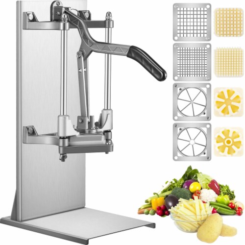 Vevor Stainless Steel French Fry Cutter Potato Vegetable Slicer Chopper 3  Blades, 1 - Kroger