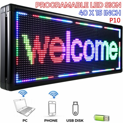 Led clearance scrolling sign