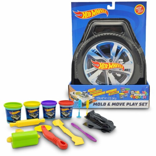 Hot wheels play doh set outlet