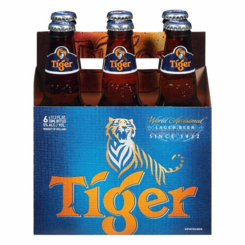 Tiger Lager Beer Perspective: front