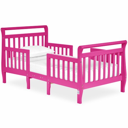 Dream On Me Emma 3 in 1 Convertible Toddler Bed Fuschia Pink