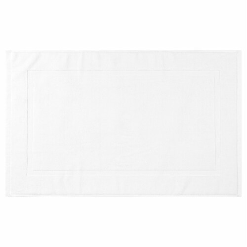 uxcell Towel Cotton Banded Reversible Step Out Soft Plush Absorbent Bath Rug Perspective: front