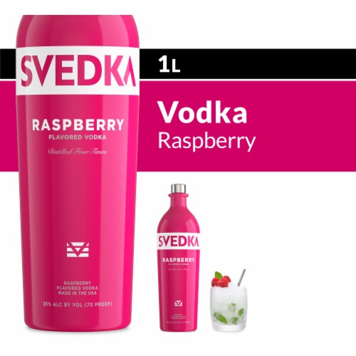SVEDKA Raspberry Flavored Vodka Perspective: front
