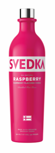 SVEDKA Raspberry Flavored Vodka Perspective: front