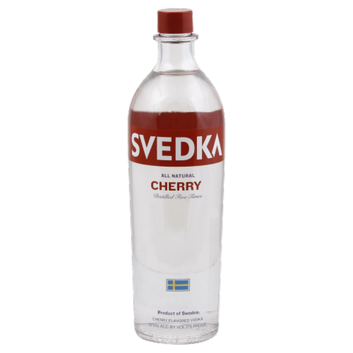 Svedka Cherry Vodka Perspective: front