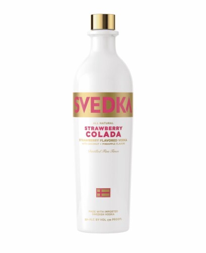 SVEDKA Strawberry Colada Flavored Vodka Perspective: front