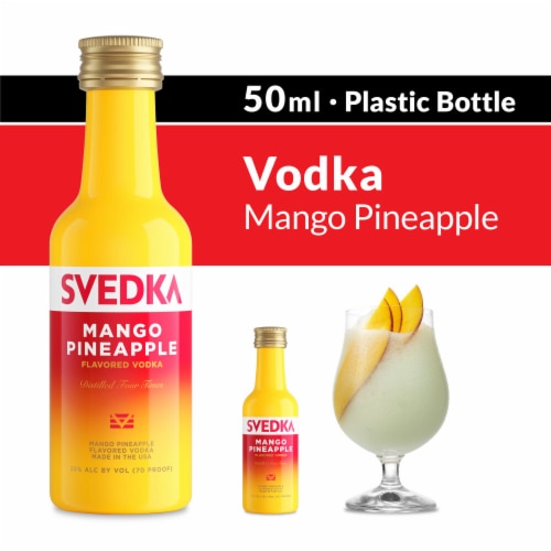 SVEDKA Mango Pineapple Flavored Vodka Perspective: front