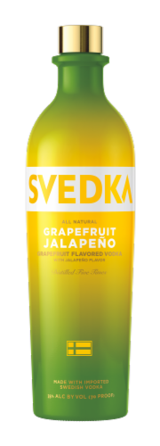 Svedka Grapefruit Jalapeno Vodka Perspective: front