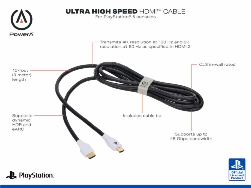 PowerA™ PlayStation® HDMI Cable, 10 ft - Fred Meyer