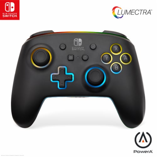 PowerA™ Enhanced Wireless Controller for Nintendo Switch™ with Lumectra™ Perspective: front