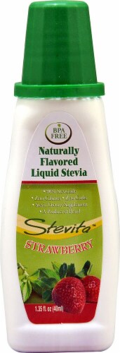 Stevita Naturally Flavored Liquid Stevia Strawberry Perspective: front
