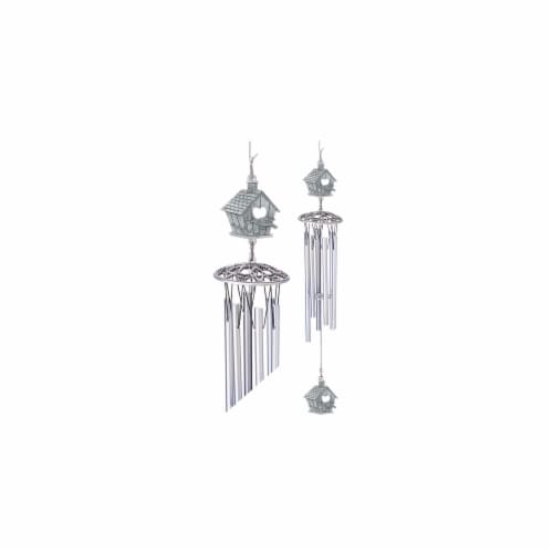 Heritage Metalworks WC4077 Birdhouse Wind Chime Perspective: front
