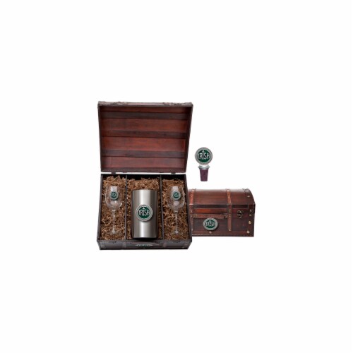 Heritage Metalworks Irish Wine Chest Set Perspective: front