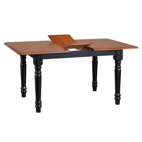 Black Cherry 60 Rectangular Extendable Butterfly Leaf Dining Table
