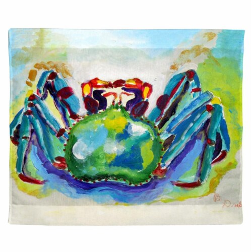 Betsy Drake TP1141 24 x 30 in. King Crab Outdoor Wall Hanging Perspective: front