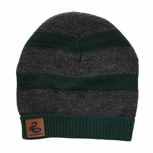 Harry Potter Harry Potter Slytherin Knit Beanie Costume Perspective: front