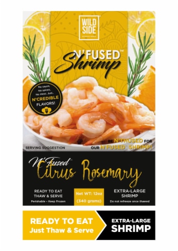 Wild Side N'Fused Citrus Rosemary Shrimp Perspective: front