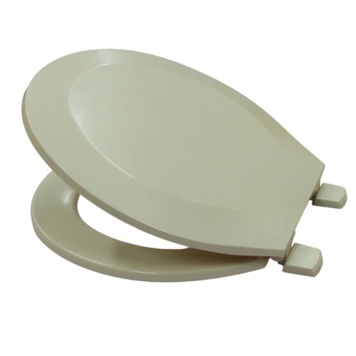 J&V Textiles Elongated Toilet Seat With Easy Clean & Change Hinge