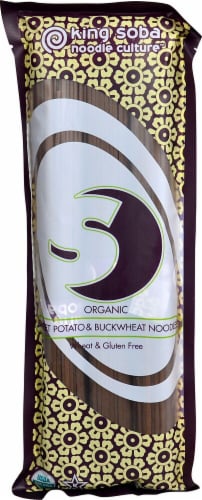 King Soba Organic Sweet Potato and Buckwheat Noodles Perspective: front