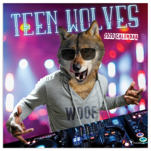2020 Teen Wolves 16-Month Wall Calendar by TF Publishing Perspective: front