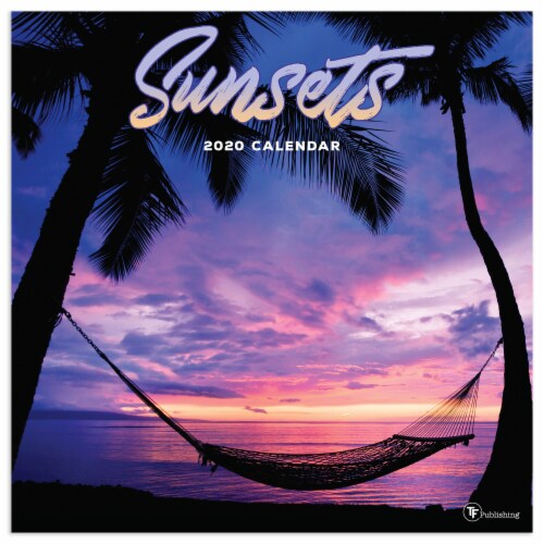 2020 Sunsets 16-Month Wall Calendar by TF Publishing Perspective: front