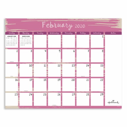 2020 Art of Hallmark Desk Pad Calendar by TF Publishing Perspective: front