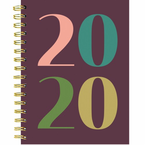 TF Publishing 2020 Medium Weekly Monthly Planner - Year in Color Perspective: front
