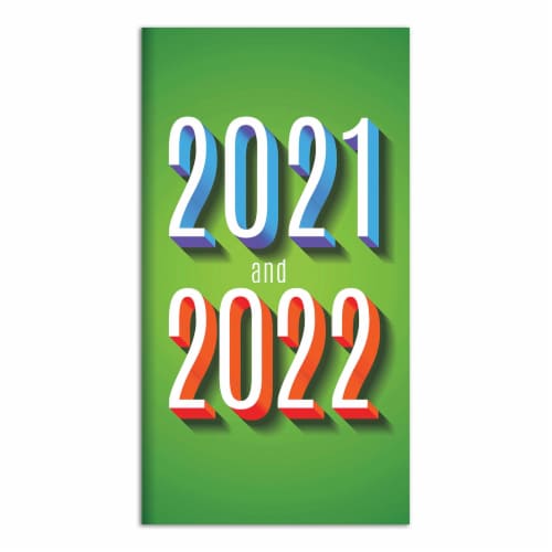 TF Publishing 2021-2022 Pocket Planner - Green Perspective: front