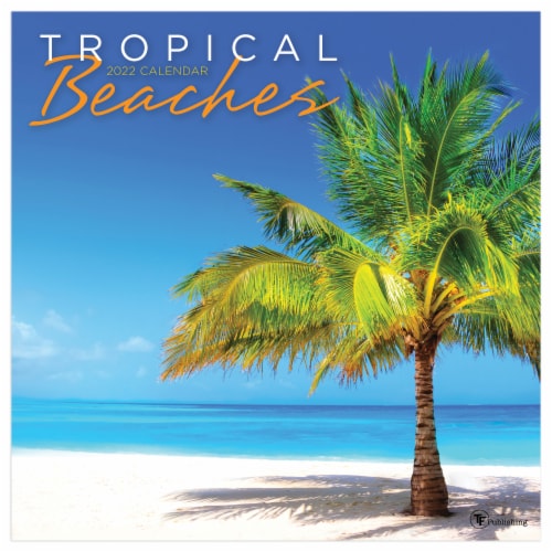 TF Publishing 2022 Tropical Beaches Wall Calendar, 1 ct Kroger