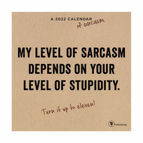 TF Publishing 2022 Mini Calendar of Sarcasm, 1 ct Food 4 Less