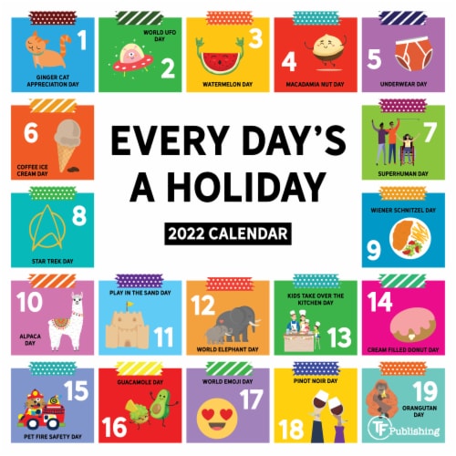 2022 Every Day's A Holiday Mini Calendar by TF Publishing, 1 ct Pick
