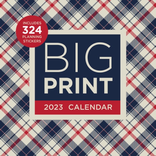 TF Publishing 2023 Big Print Wall Calendar, 1 ct Kroger