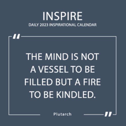 2023 Inspire Daily Inspiration Desktop Calendar by TF Publishing, 1 ct