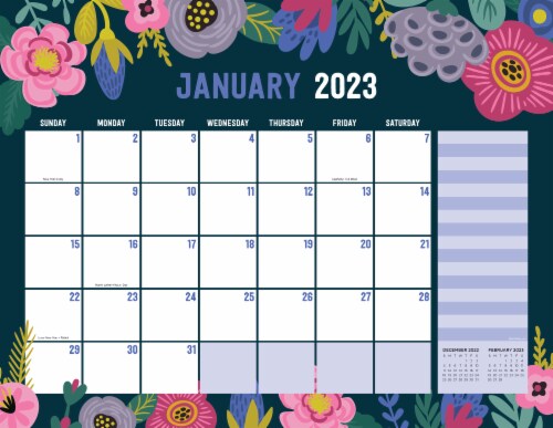 TF Publishing 2023 Modern Flow Large Desk Pad Perspective: front