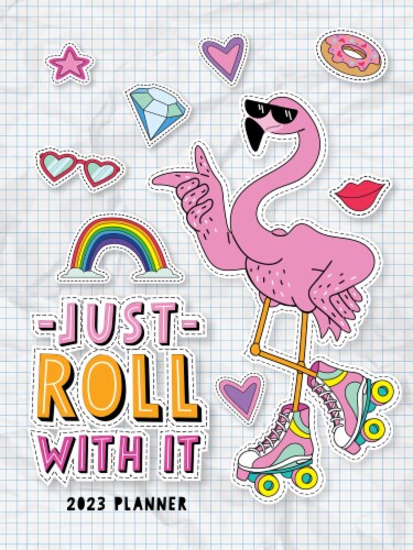 2023 Roll With it Medium Fashion Planner by TF Publishing Perspective: front