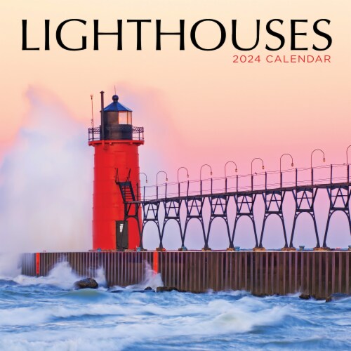 2024 Lighthouses 12 Month Wall Calendar, 1 ct Kroger