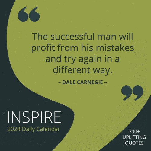 TF Publishing Inspire 2024 Daily Calendar, 1 ct Kroger