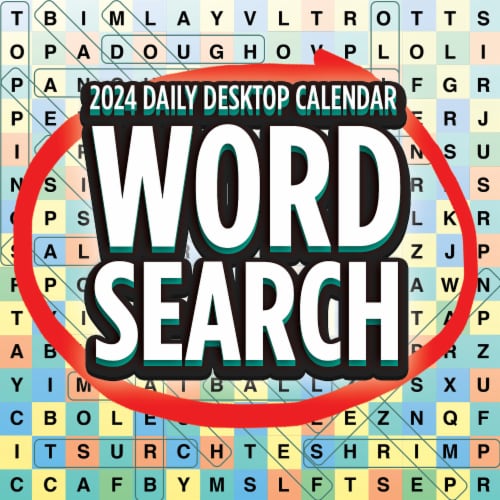 TF Publishing 2024 Word Search Calendar Box/Desk, 1 ct Kroger