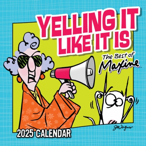 TF Publishing 2025 Maxine Wall Calendar Perspective: front