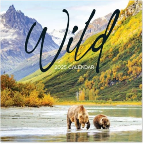 2025 Wild Wall Calendar Perspective: front