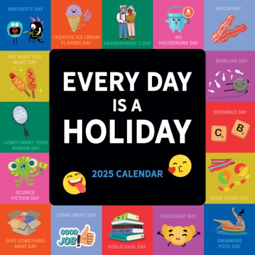 2025 Every Day's A Holiday Mini Calendar Perspective: front