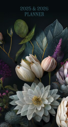 2025/2026 Dutch Flora Small Monthly Pocket Planner Perspective: front