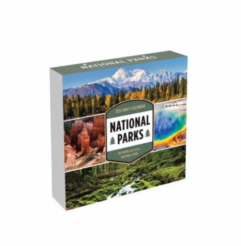 2025 National Parks Daily Desktop Calendar Perspective: front