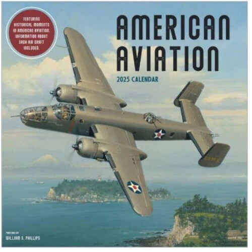 2025 American Aviation Wall Calendar Perspective: front