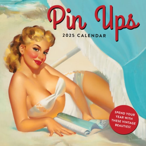 TF Publishing 2025 Pin Ups Wall Calendar Perspective: front