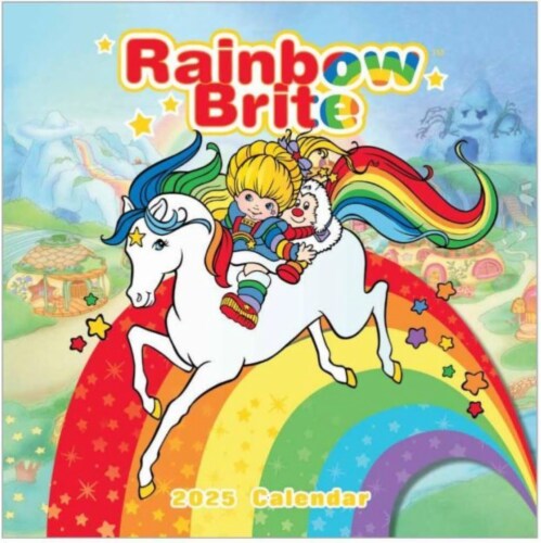 2025 Rainbow Brite Wall Calendar Perspective: front
