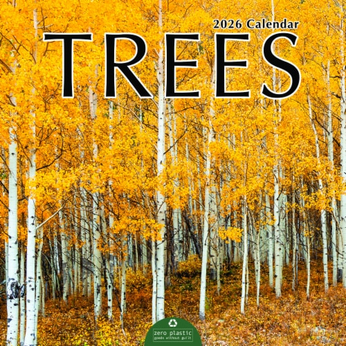 2026 Trees Wall Calendar Perspective: front